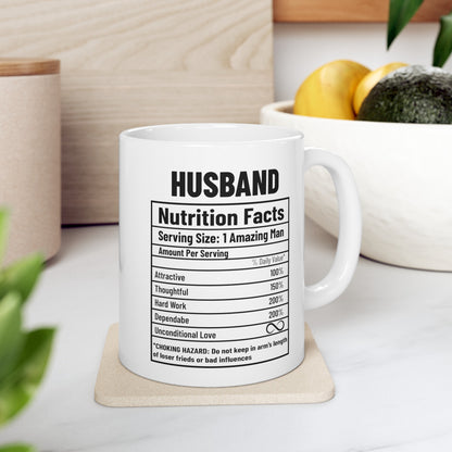 To My Husband | Ceramic Mug, (11oz, 15oz)