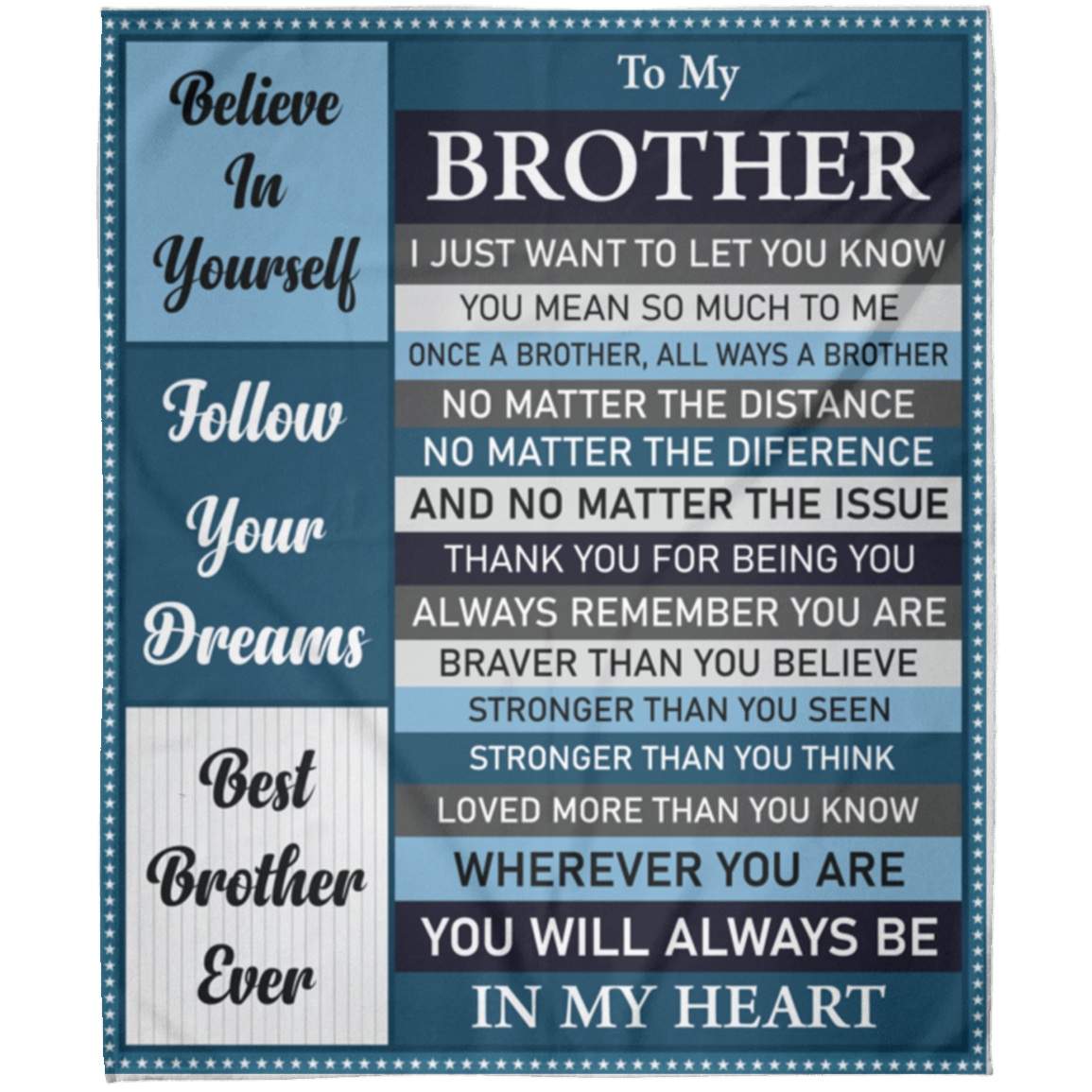 To My Brother | FLM Arctic Fleece Blanket 50x60