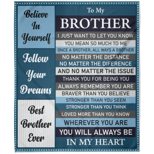 To My Brother | FLM Arctic Fleece Blanket 50x60