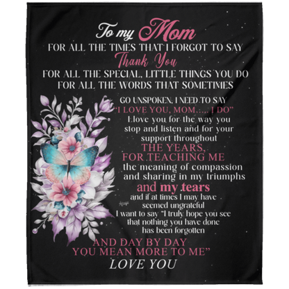 To My Mom | FLM Arctic Fleece Blanket 50x60