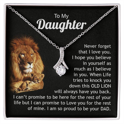 To My Daughter | Never Forget That I Love You - Alluring Beauty necklace