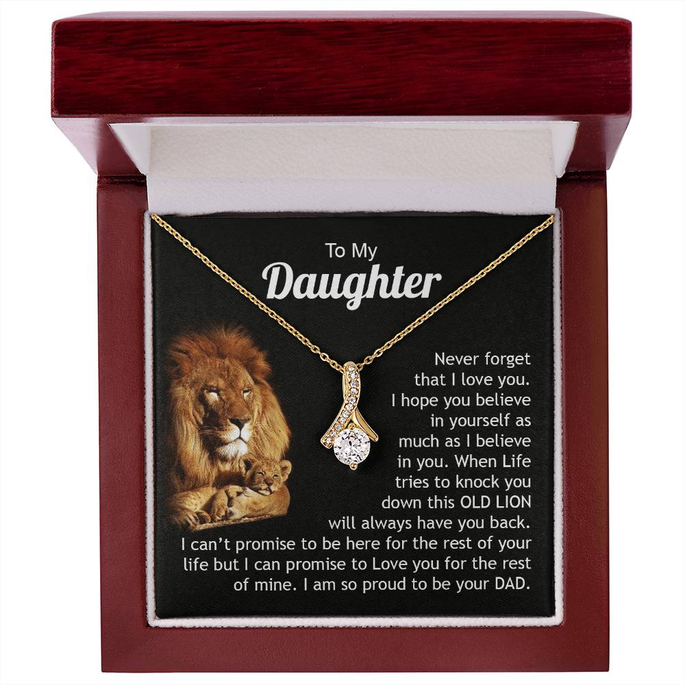 To My Daughter | Never Forget That I Love You - Alluring Beauty necklace