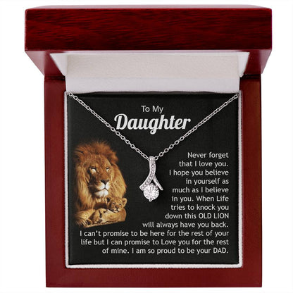 To My Daughter | Never Forget That I Love You - Alluring Beauty necklace